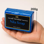 Traditional Moroccan Soap Bar with Blue Nila - 100g