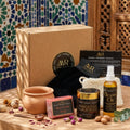 The Moroccan Hammam Ritual: 6-Piece Aker Fassi Black Soap Spa Set