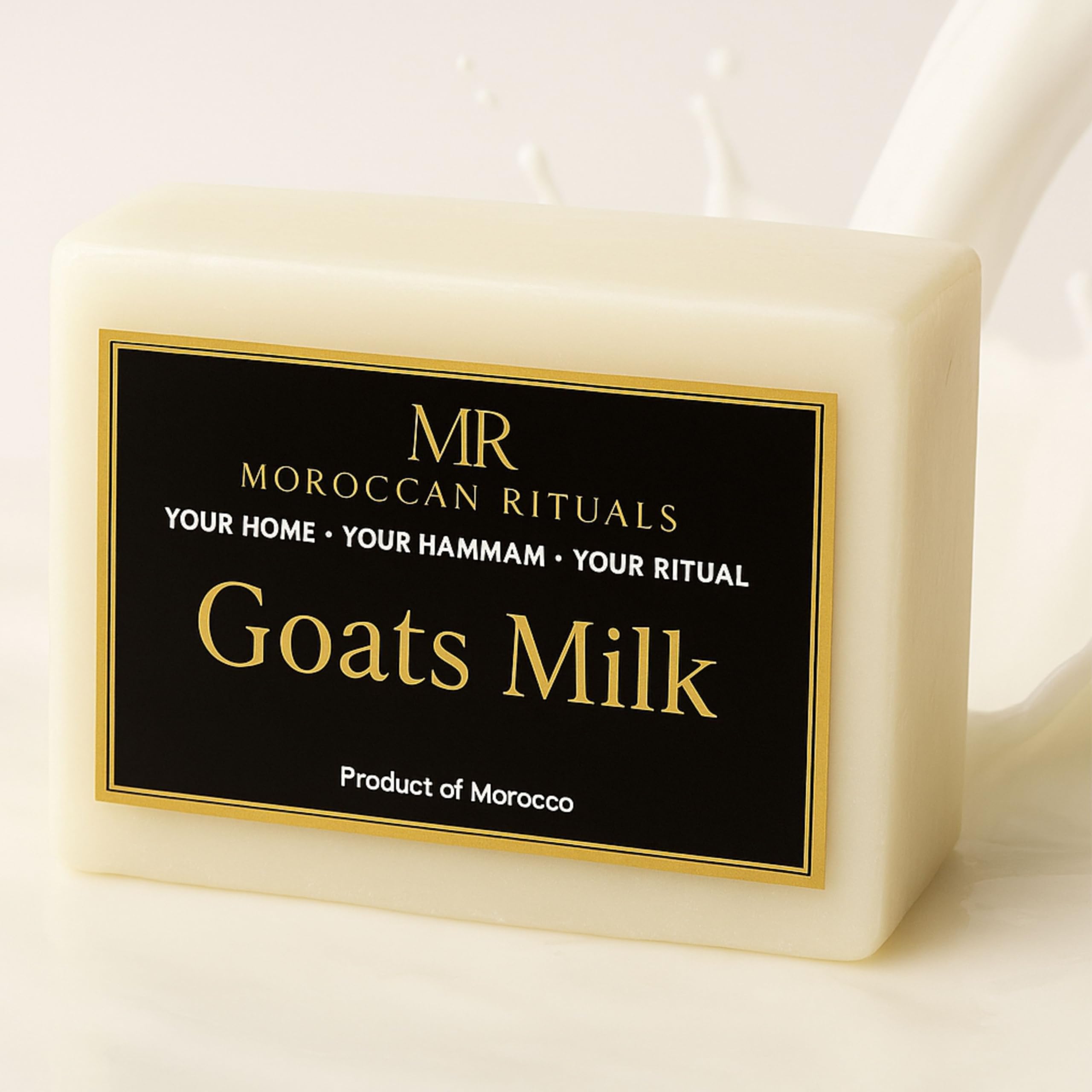 Traditional Moroccan Soap Bar with Goat's Milk - 100g