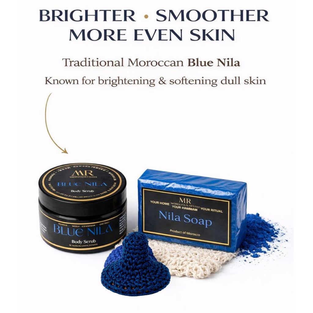 Traditional Moroccan Nila Body Scrub Gift Set