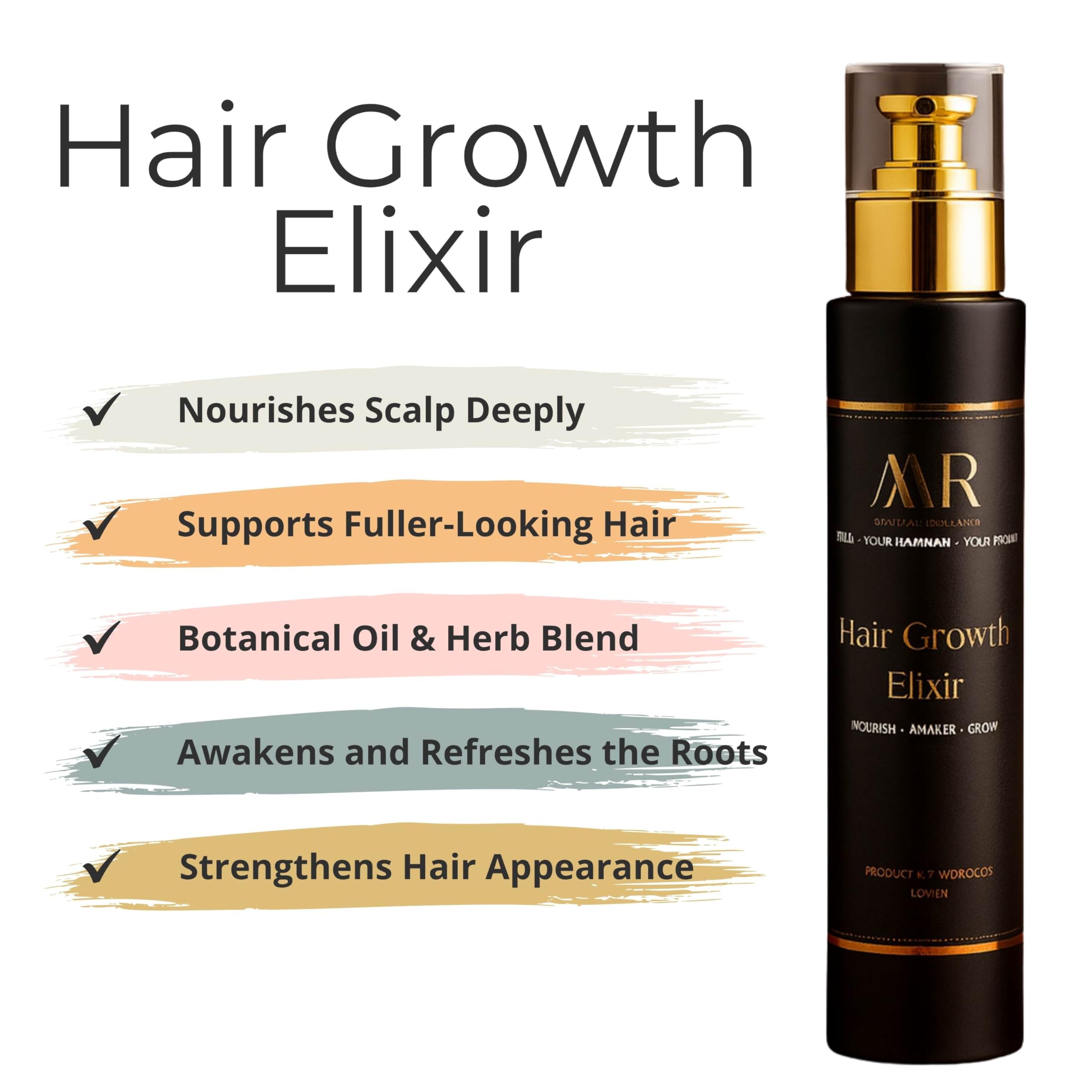 Traditional Moroccan Hair Growth Set with Argan & Castor Oil
