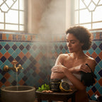 Traditional Beldi Black Soap with Argan Oil - 200g