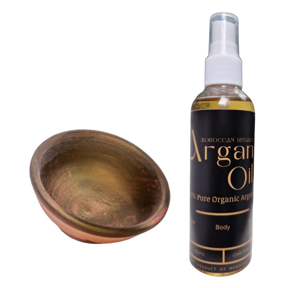 The Moroccan Hammam Ritual: 6-Piece Argan Black Soap Spa Set
