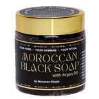The Nourishing Exfoliation Duo: Argan Black Soap & Kessa Glove