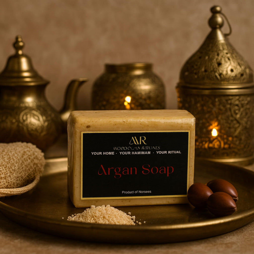 Traditional Moroccan Soap Bar with Argan - 100g
