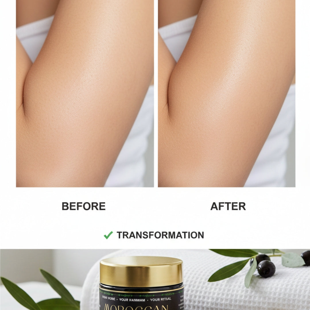 The Moroccan Hammam Ritual: 6-Piece Eucalyptus Black Soap Spa Set