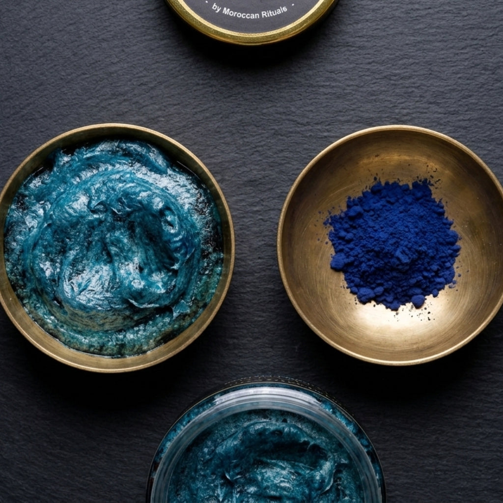 The Brightening Exfoliation Duo: Blue Nila Black Soap & Kessa Glove