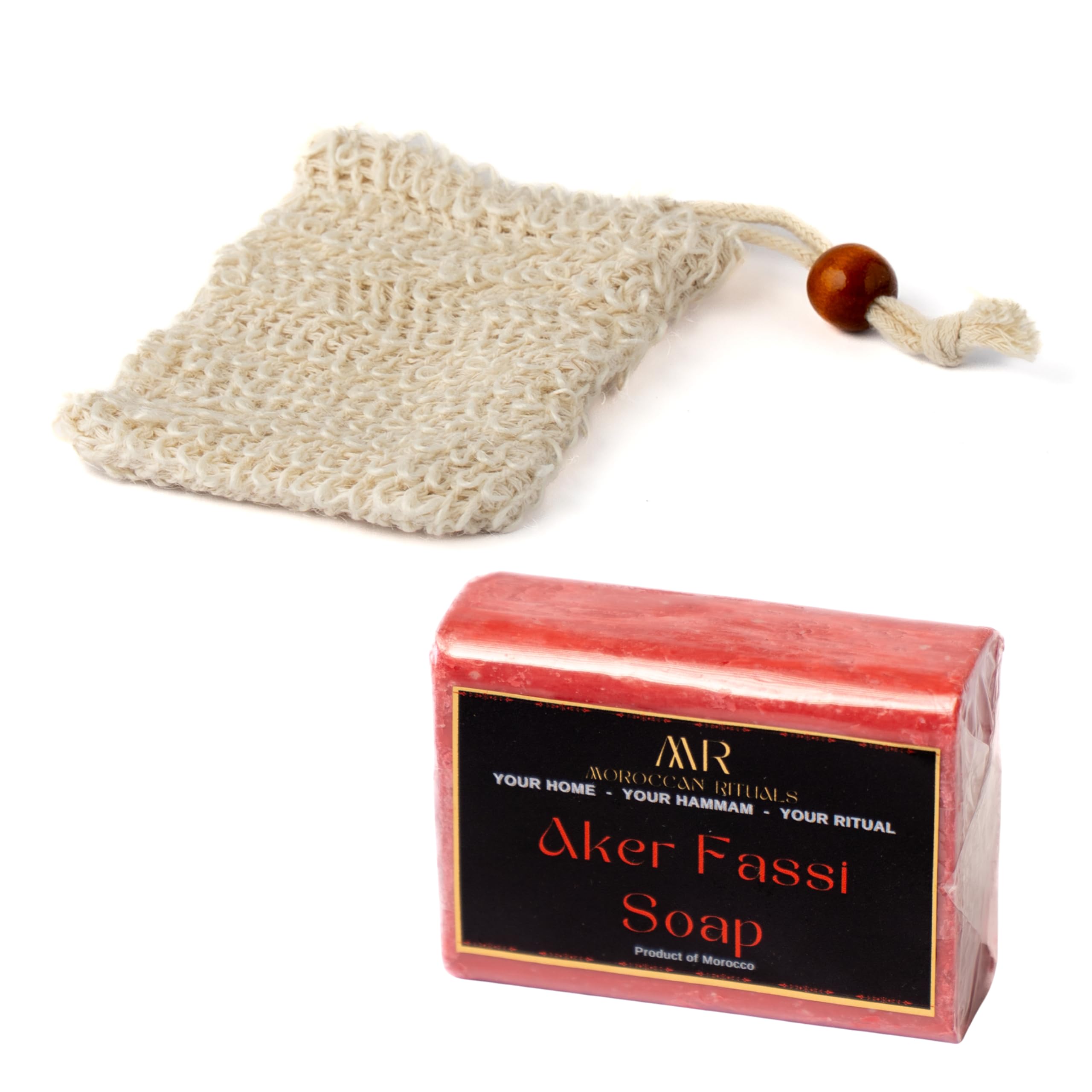 The Moroccan Hammam Ritual: 6-Piece Aker Fassi Black Soap Spa Set