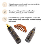 Traditional Moroccan Hair Growth Set with Argan & Castor Oil
