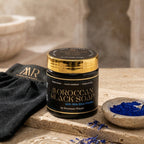 The Brightening Exfoliation Duo: Blue Nila Black Soap & Kessa Glove