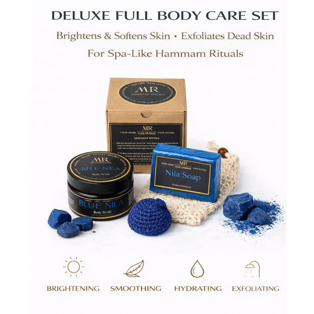 Traditional Moroccan Nila Body Scrub Gift Set
