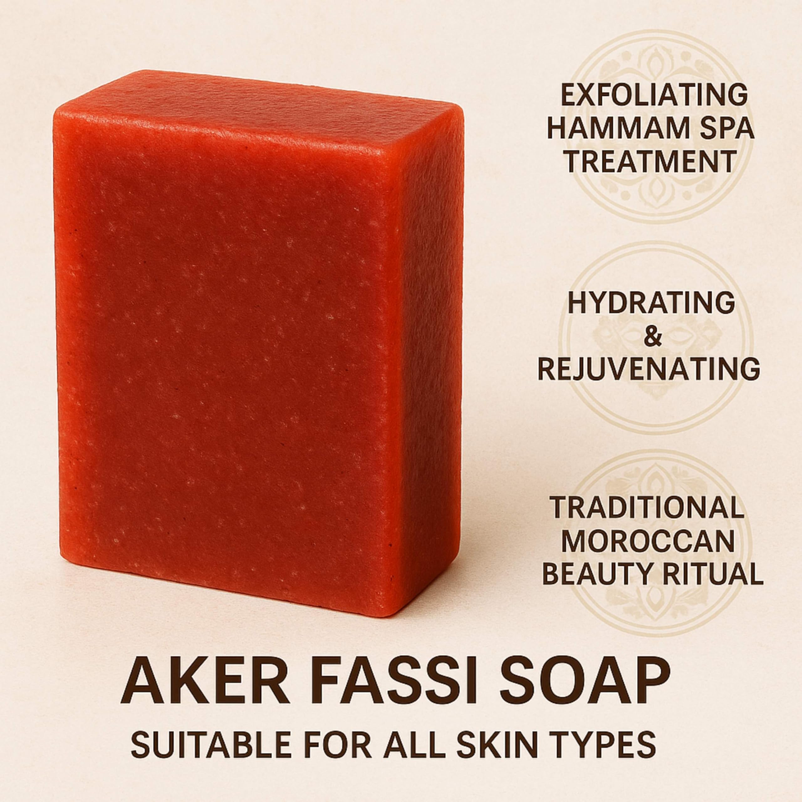 Traditional Moroccan Glow Bar with Akker Fassi - 100g