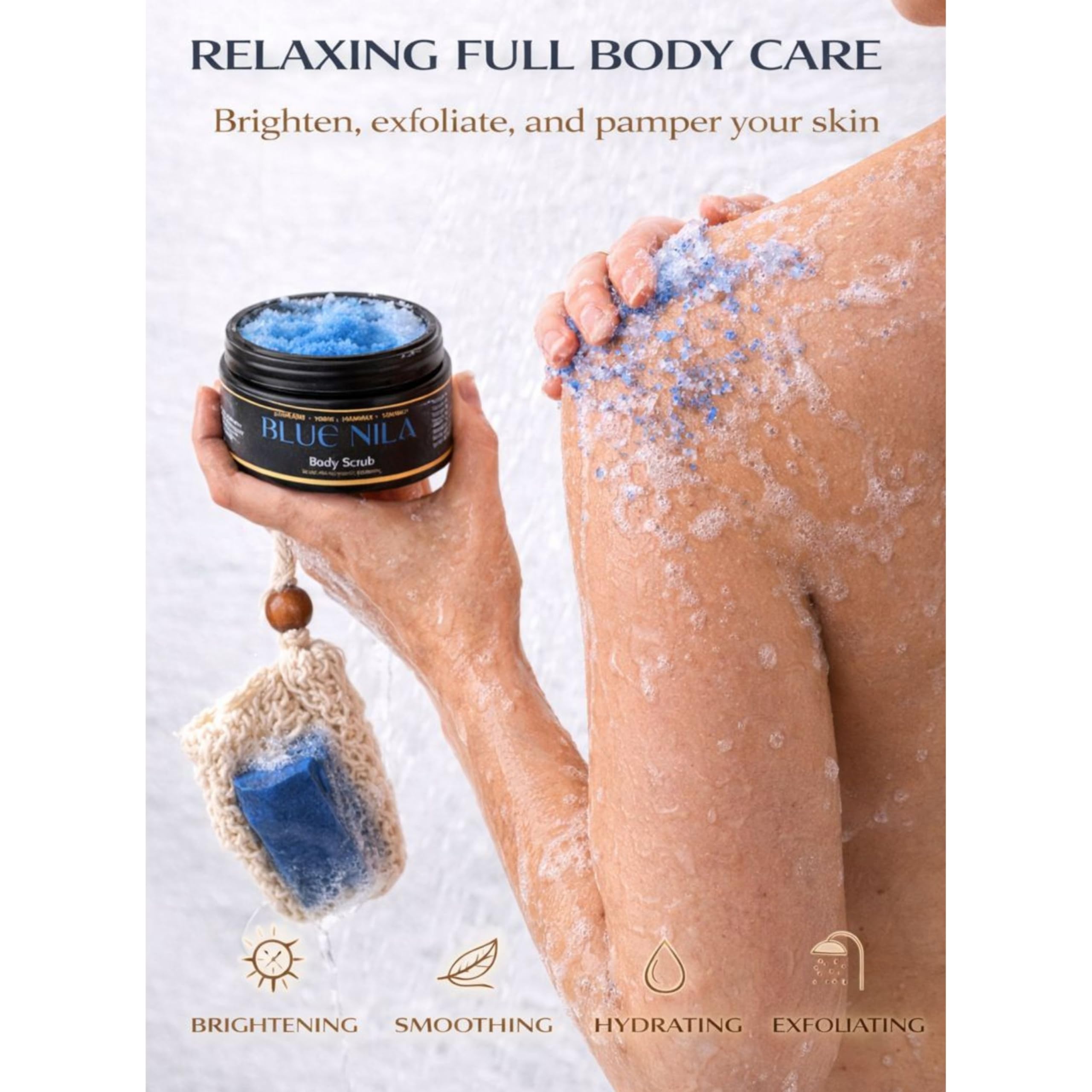 Traditional Moroccan Nila Body Scrub Gift Set