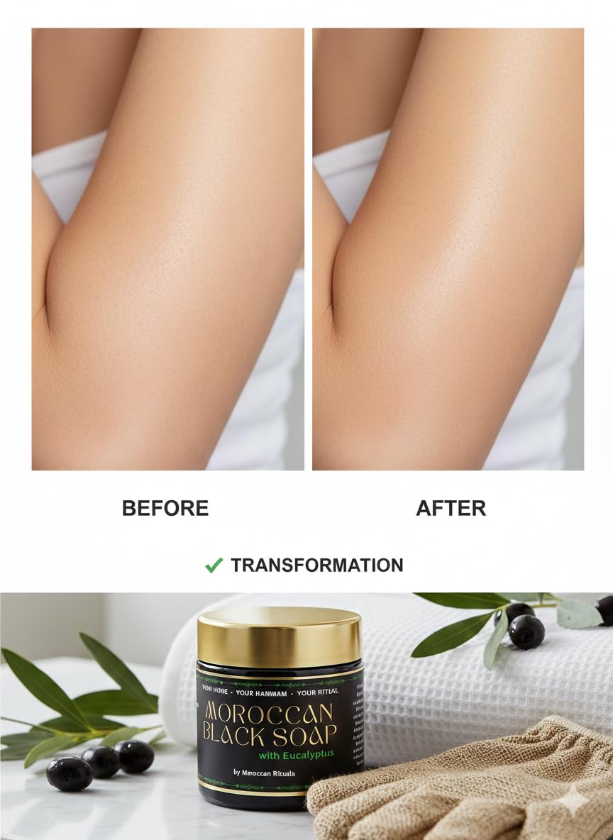 The Purifying Exfoliation Duo: Eucalyptus Black Soap & Kessa Glove