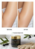 The Purifying Exfoliation Duo: Eucalyptus Black Soap & Kessa Glove