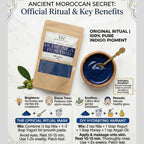 Traditional Moroccan Blue Nila Powder - 100g