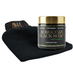The Purifying Exfoliation Duo: Eucalyptus Black Soap & Kessa Glove