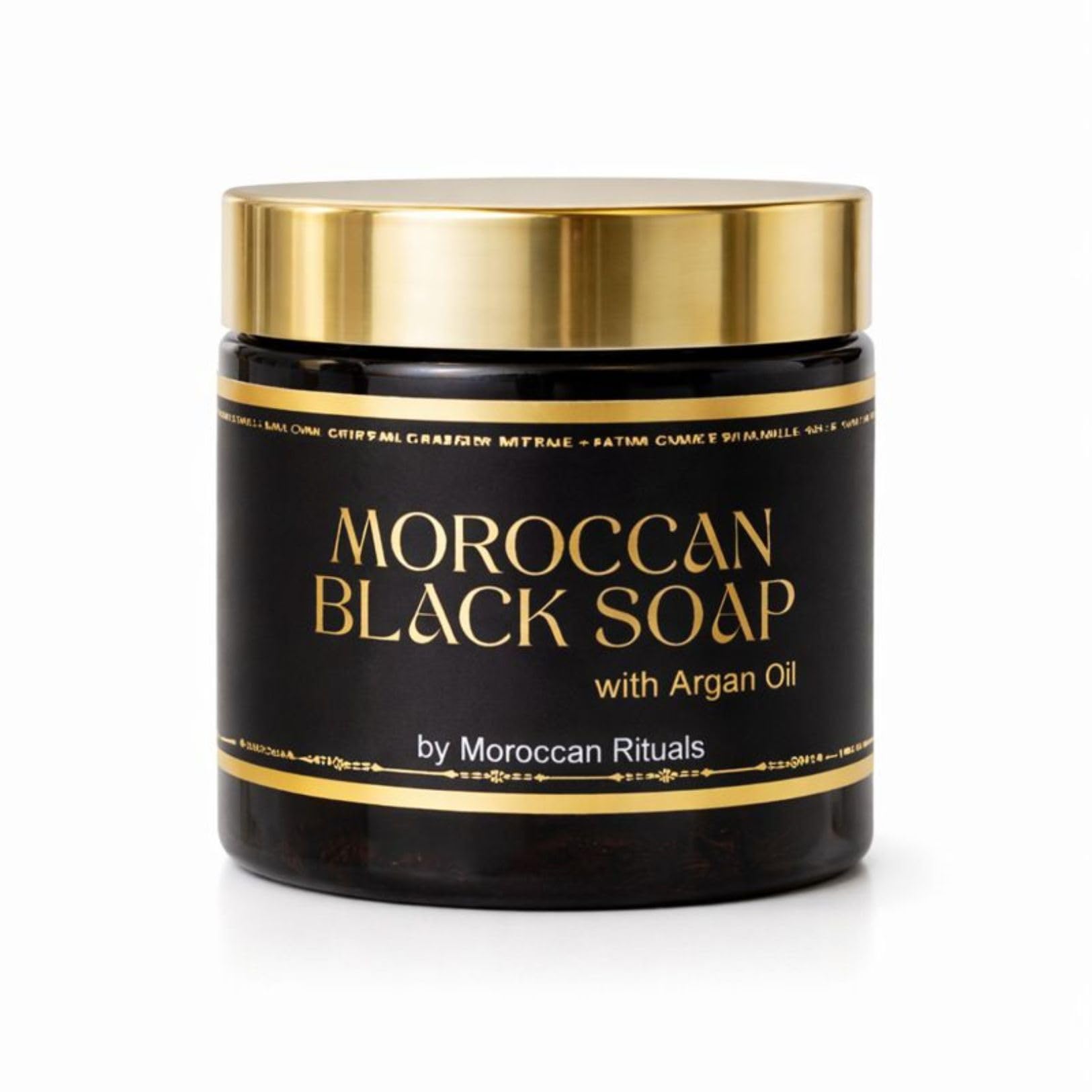 Traditional Beldi Black Soap with Argan Oil - 200g