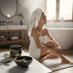 The Purifying Exfoliation Duo: Eucalyptus Black Soap & Kessa Glove