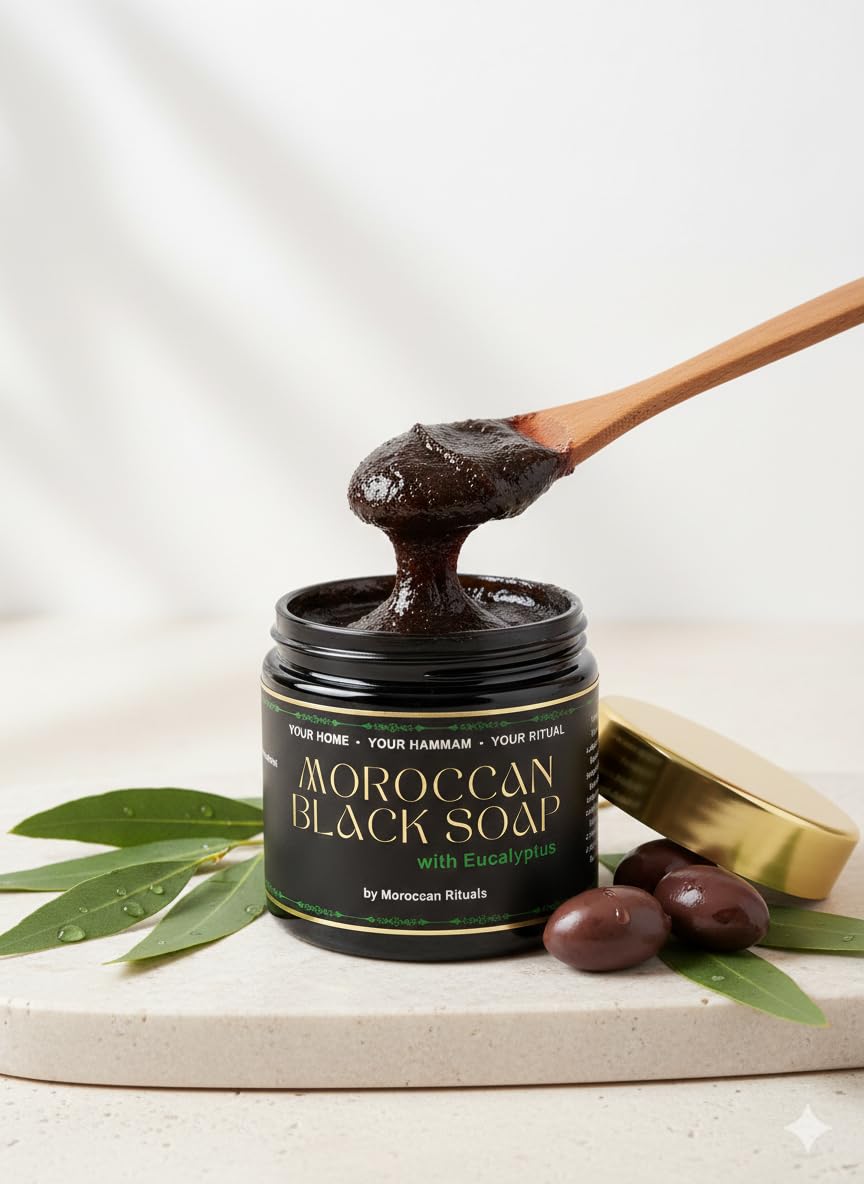The Purifying Exfoliation Duo: Eucalyptus Black Soap & Kessa Glove