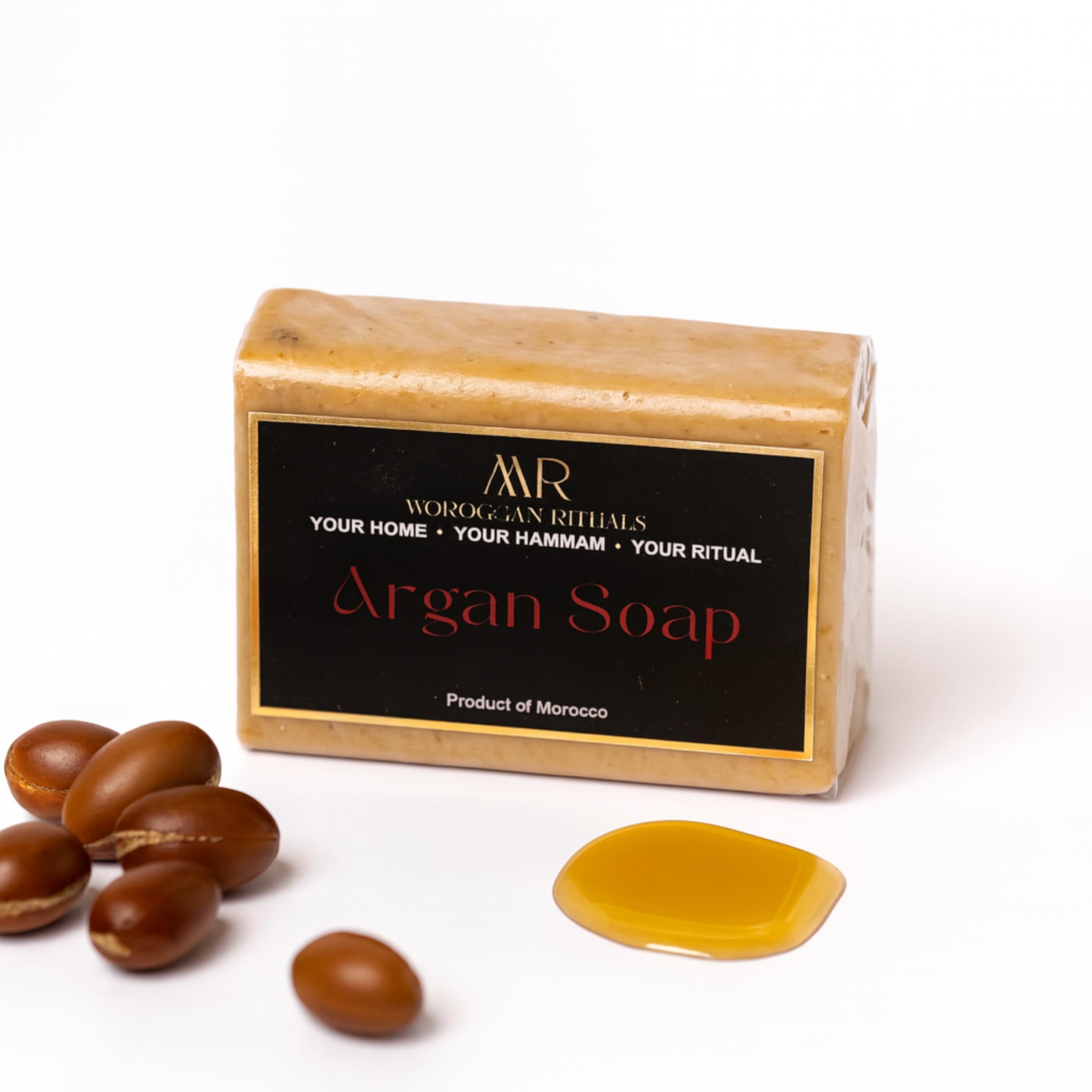 Traditional Moroccan Soap Bar with Argan - 100g